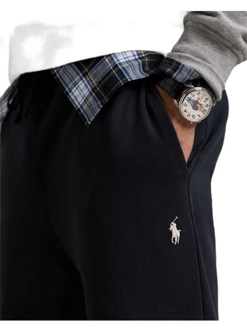 Pantalone da uomo in felpa di cotone, colore black POLO RALPH LAUREN | 710951756004